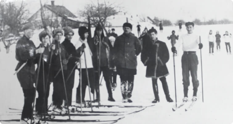 Лыжники. 1923-1924